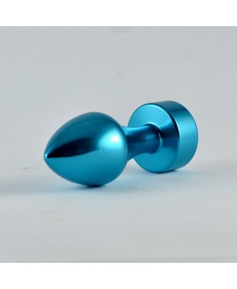 Aluminium Anal plug - Niebieski Korek Analny