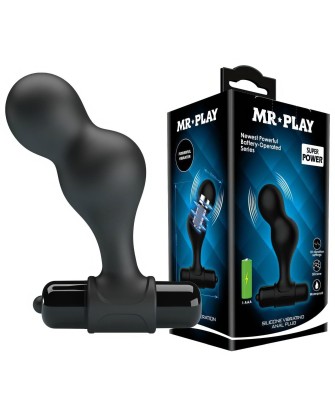 Mr. Play Silicone Anal Plug - Wibrujący Korek Analny