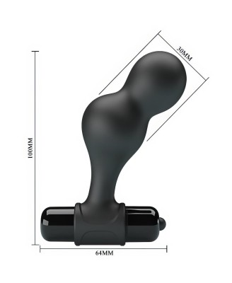 Mr. Play Silicone Anal Plug - Wibrujący Korek Analny