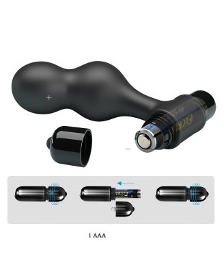 Mr. Play Silicone Anal Plug - Wibrujący Korek Analny