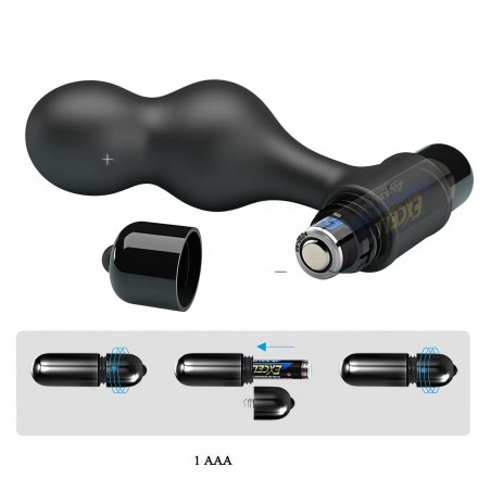 Mr. Play Silicone Anal Plug - Wibrujący Korek Analny