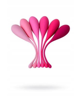 xEROMANTICA Set of 6 vaginal balls K-ROSE,silicone, pink