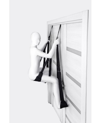 Anonymo Sex swing on the door , nylon, black
