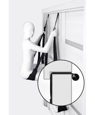 Anonymo Sex swing on the door , nylon, black