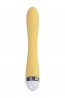 Vibrator Flovetta by Toyfa Calla, silicone, yellow, 22 cm