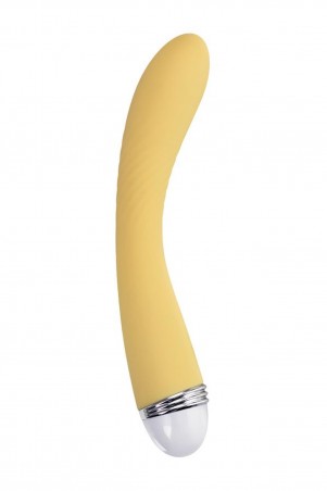 Vibrator Flovetta by Toyfa Calla, silicone, yellow, 22 cm