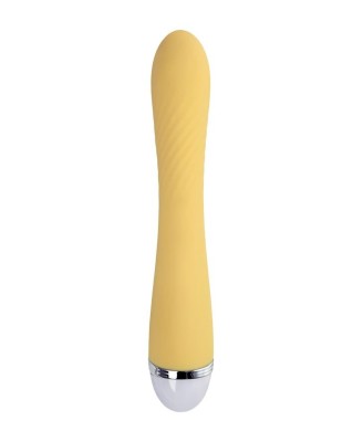 Vibrator Flovetta by Toyfa Calla, silicone, yellow, 22 cm