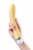 Vibrator Flovetta by Toyfa Calla, silicone, yellow, 22 cm