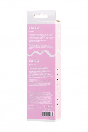 Vibrator Flovetta by Toyfa Calla, silicone, yellow, 22 cm