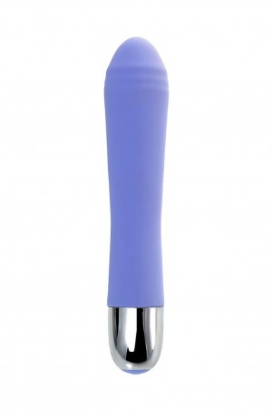 Vibrator with clitoral stimulation Flovetta Crocus, silicone, purple, 17.5 cm