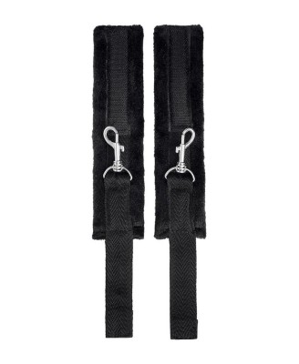 Anonymo fixing sling with pillow, velour, black, 127 cm