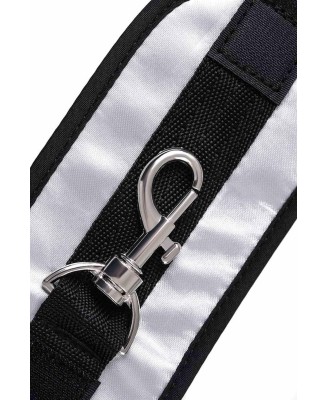 Anonymo hand clamps, polyester, silver, 23 cm