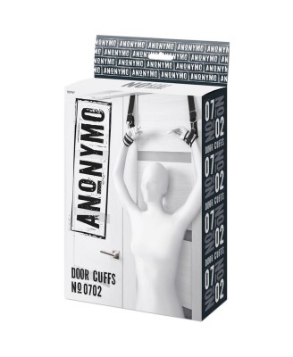 Anonymo hand clamps, polyester, silver, 23 cm