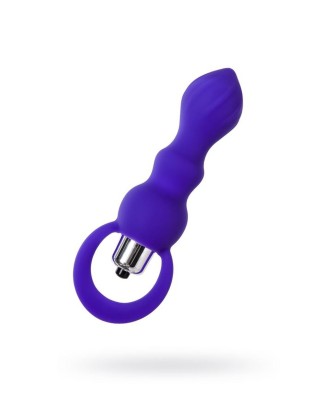 ToDo by Toyfa Anal plug Curvy, silicone, purple, 14 cm, O 3.2 cm