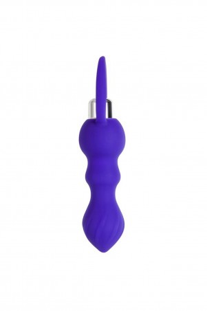 ToDo by Toyfa Anal plug Curvy, silicone, purple, 14 cm, O 3.2 cm