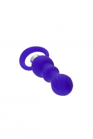 ToDo by Toyfa Anal plug Curvy, silicone, purple, 14 cm, O 3.2 cm