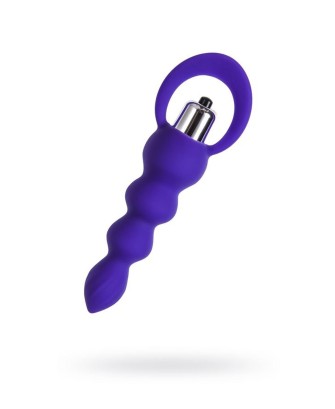 ToDo by Toyfa Anal plug Twisty, silicone, purple, 14 cm, O 3.2 cm