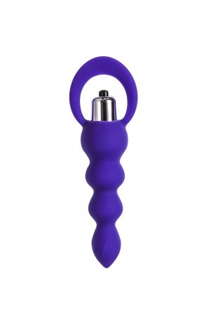 ToDo by Toyfa Anal plug Twisty, silicone, purple, 14 cm, O 3.2 cm