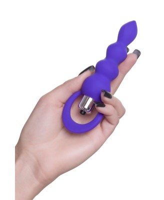 ToDo by Toyfa Anal plug Twisty, silicone, purple, 14 cm, O 3.2 cm
