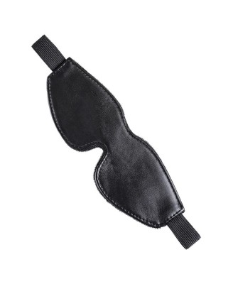 Anonymo mask, PU leather, black, 26.5 cm