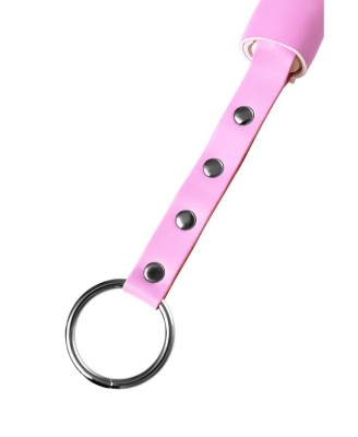 Anonymo flogger, PU leather, pink, 64 cm