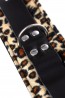 Anonymo handcuffs, PU leather, print, 19.5 cm