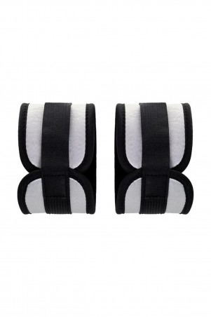 Anonymo anclecuffs, polyester, silver, 28.5 cm