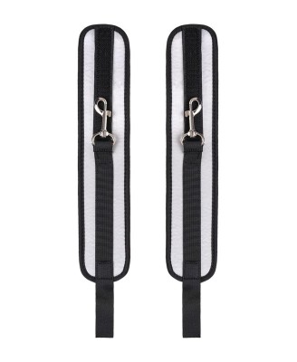 Anonymo anclecuffs, polyester, silver, 28.5 cm