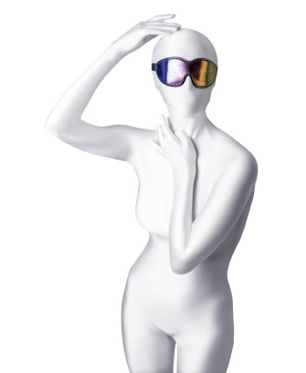 Anonymo mask, PVC, print, 27.5 cm