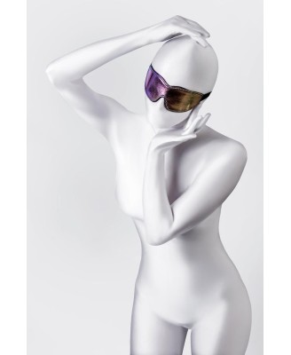 Anonymo mask, PVC, print, 27.5 cm