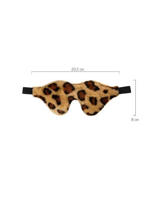 Anonymo mask, PU leather, print, 26 cm