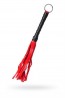 Anonymo flogger, PU leather, red, 28 cm