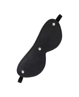 Anonymo mask, PU leather, black, 24 cm