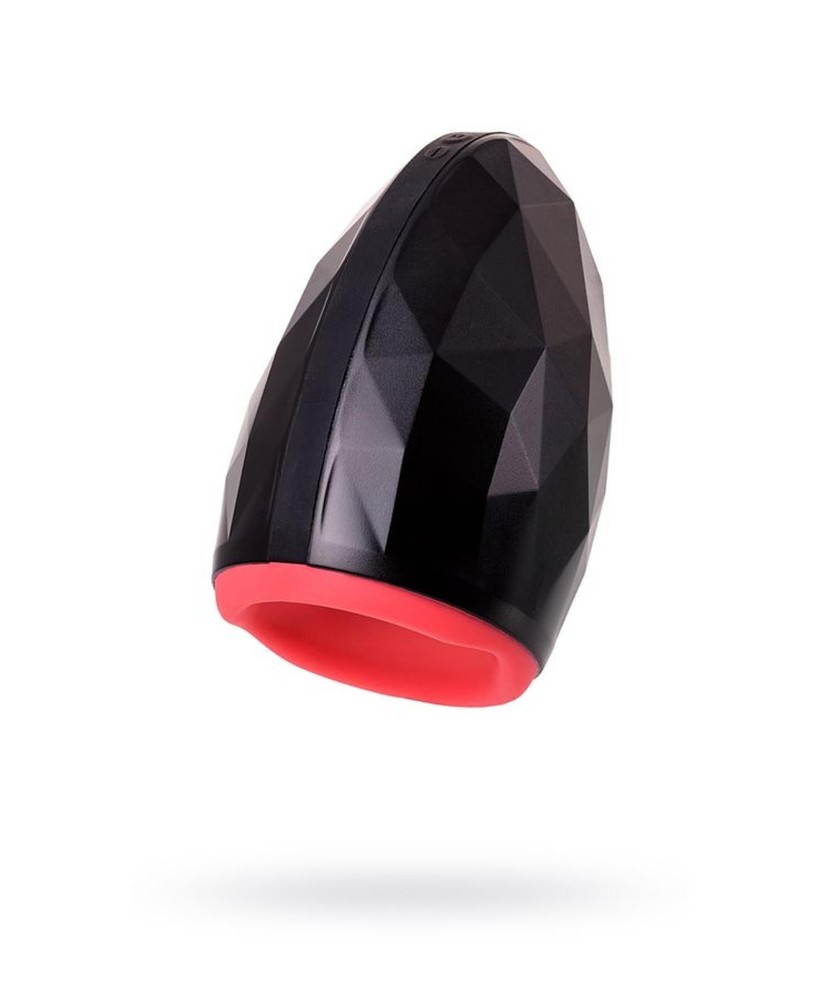 EROTIST Magma  Rechargeable masturbator with heating, Silicone, Black, 12 cm