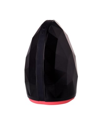 EROTIST Magma  Rechargeable masturbator with heating, Silicone, Black, 12 cm