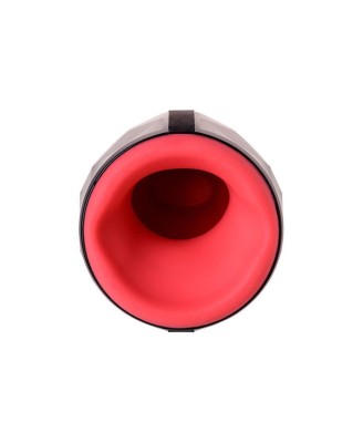 EROTIST Magma  Rechargeable masturbator with heating, Silicone, Black, 12 cm