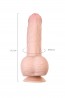 Dildo My babe by RealStick My Sweety, flesh,TPE, 21,5cm