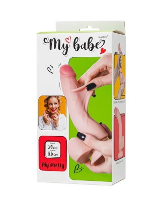 Dildo My babe by RealStick My Pretty, flesh,TPE, 20cm