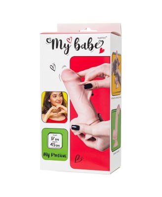 Dildo My babe by RealStick My Precious, flesh,TPE, 17cm