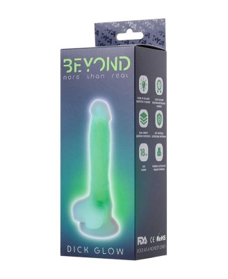 BEYOND BY TOYFA Dick Glow Green 13cm
