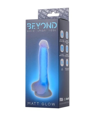 BEYOND BY TOYFA Matt Glow Blue 13cm