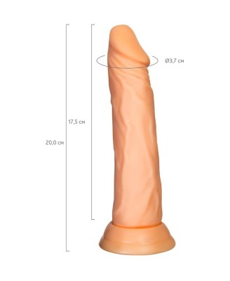 A-TOYS Realistic dildo Toon, TPE, nude, 17,5 cm