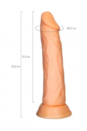 A-TOYS Realistic dildo Toon, TPE, nude, 17,5 cm
