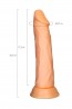 A-TOYS Realistic dildo Toon, TPE, nude, 17,5 cm