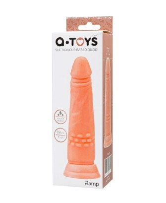 A-TOYS, Realistic Dildo, TPE, Flesh, 16.8 cm