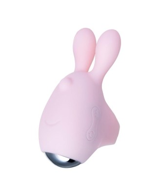 JOS VITA finger vibrating egg and vibrating attachment, silicone, powder pink, 8.5 and 8 cm
