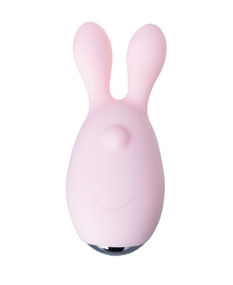 JOS VITA finger vibrating egg and vibrating attachment, silicone, powder pink, 8.5 and 8 cm