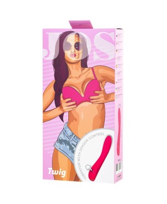 Unrealistic JOS Twig vibrator, 5 vibration modes, silicone, pink, 20.5 cm, O 3.4 cm