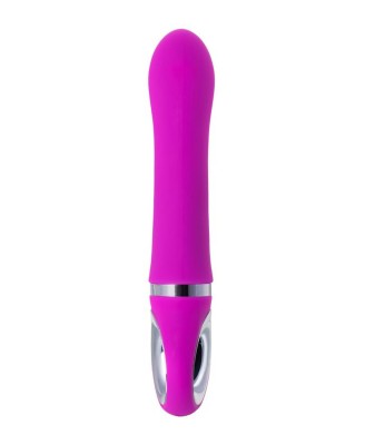 JOS JOLY, Vibrator with clitoral stimulator with WOW mode, silicone, fuchsia, 19.6 cm