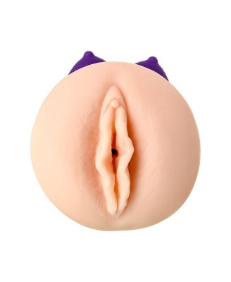 JOS YARA, Masturbator double-sided, TPR, fleshy, 17.5 cm